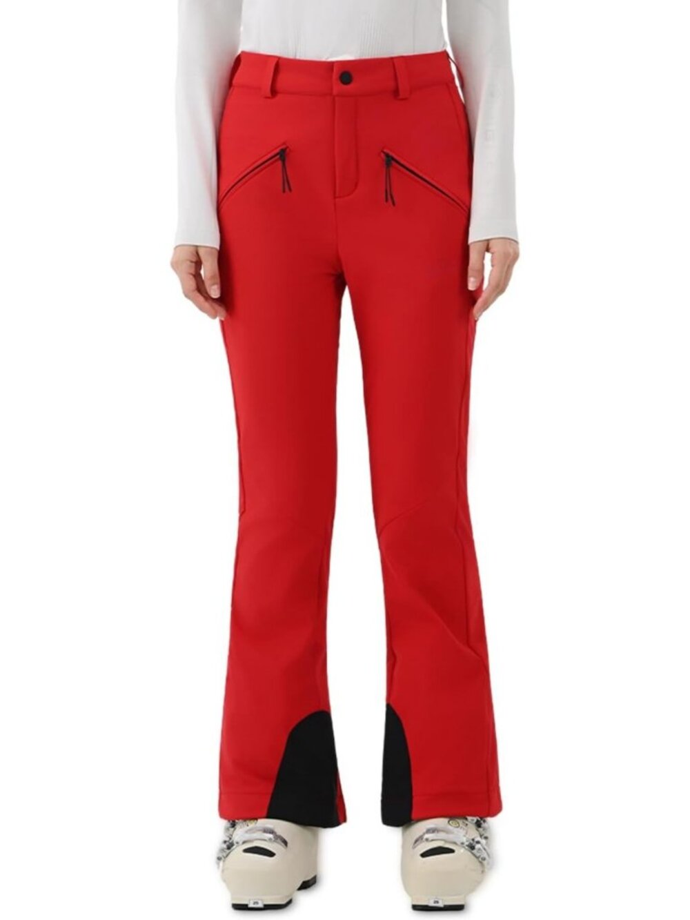 Women's Insulated Slim Fit Ski Pants - Fitted Snow Gear for Winter Sports
